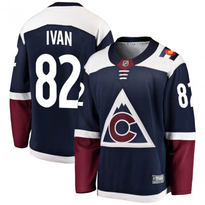 Youth Breakaway Colorado Avalanche Ivan Ivan Fanatics Branded Alternate Jersey - Navy