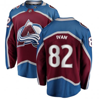 Youth Breakaway Colorado Avalanche Ivan Ivan Fanatics Branded Maroon Home Jersey