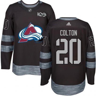 Youth Authentic Colorado Avalanche Ross Colton 1917-2017 100th Anniversary Jersey - Black