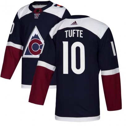 Youth Authentic Colorado Avalanche Riley Tufte Adidas Alternate Jersey - Navy