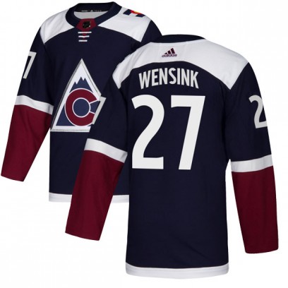 Youth Authentic Colorado Avalanche John Wensink Adidas Alternate Jersey - Navy