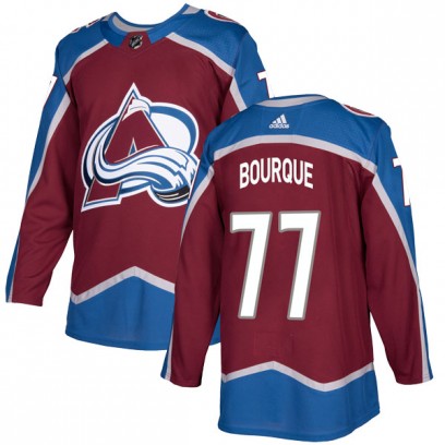 Youth Authentic Colorado Avalanche Raymond Bourque Adidas Burgundy Home Jersey